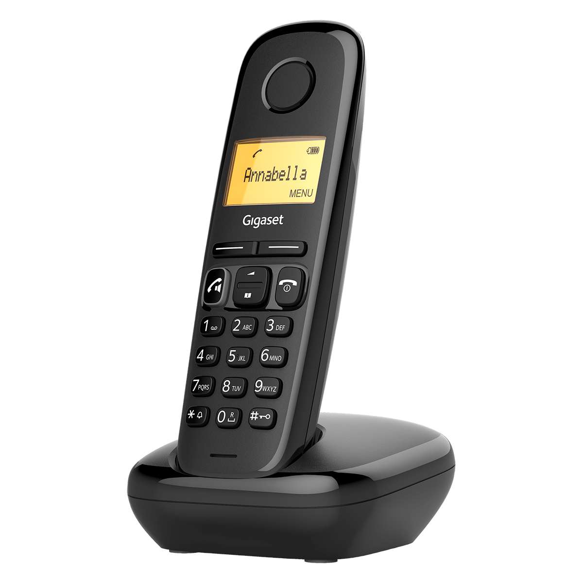 Gigaset A270 Tecla De Manos Libres Iluminada Agenda - Negro